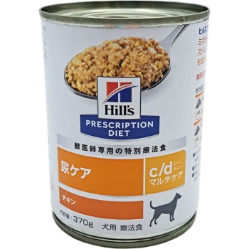 강아지용 c/d 캔 소변 케어 370g 힐스