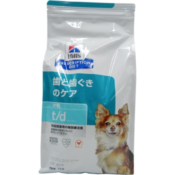 강아지용 t/d (소립) 치아와 잇몸 케어 1kg 힐스