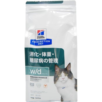 고양이용 w/d 소화·체중 관리 500g 힐스