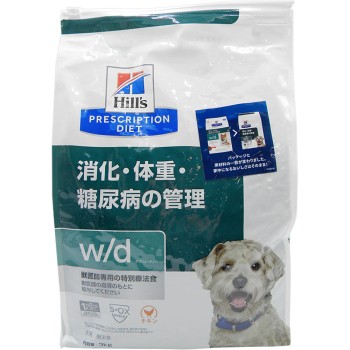 강아지용 w/d 소화·체중·당뇨 관리 3kg 힐스