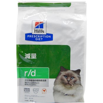 고양이용 r/d 체중 감량 4kg 힐스