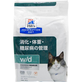 고양이용 w/d 소화·체중 관리 4kg 힐스