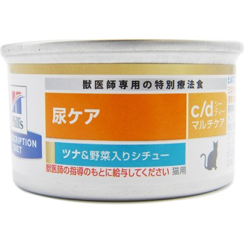 고양이용 c/d 캔 참치&야채 스튜 82g 힐스