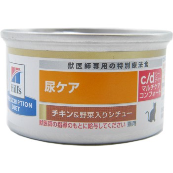 고양이용 c/d 컴포트캔 치킨&야채 스튜 82g 힐스