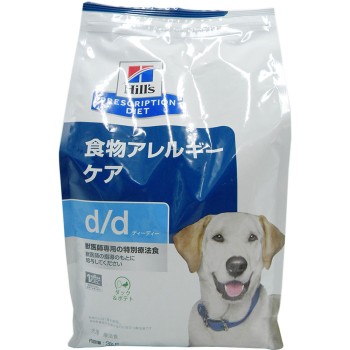 강아지용 d/d (덕&포테이토) 식품 알레르기&피부 케어 3kg 힐스