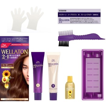 웰라톤 투플러스원 크림 7G 밝은 웜브라운 60g+60ml Wella AG