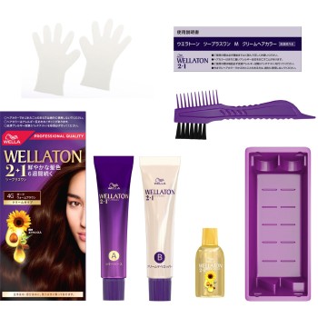 웰라톤 2+1 크림 4G 다크 웜 브라운 60g+60ml Wella AG