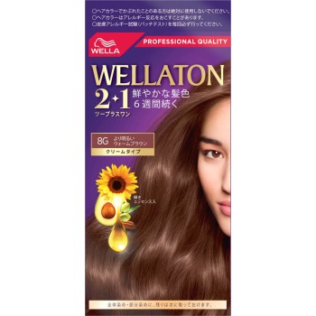 웰라톤 투플러스원 크림 8G 더 밝은 웜브라운 60g+60ml Wella AG