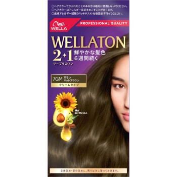 웰라톤 투플러스원 크림 7GM 밝은 매트 브라운 60g+60ml Wella AG