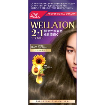 웰라톤 투플러스원 크림 8GM 밝은 매트 브라운 60g+60ml Wella AG