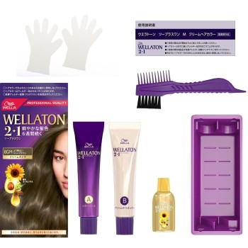 웰라톤 투플러스원 크림 8GM 밝은 매트 브라운 60g+60ml Wella AG