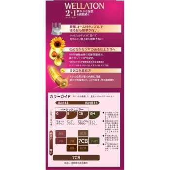 웰라톤 2+1 밀키 EX 밝은 내추럴 브라운 60g+60ml