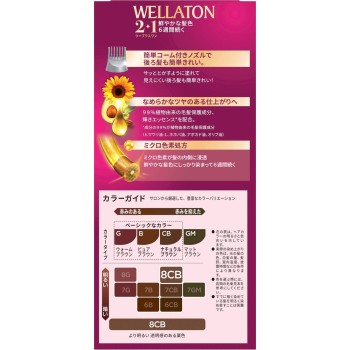 웰라톤 2+1 밀키 EX 더 밝은 내추럴 브라운 60g+60ml