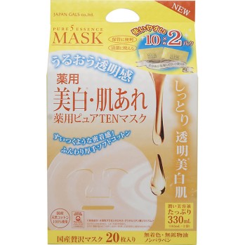 퓨어5 에센스마스크(약용) 20매입 재팬 갸루즈