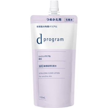 d 프로그램 바이탈라이징&클리어 로션 EX (리필) 110ml 시세이도 인터내셔널