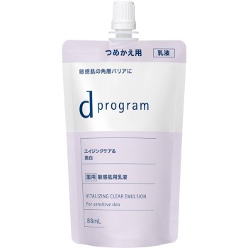d 프로그램 바이탈라이징&클리어 에멀젼 EX (리필) 88ml 시세이도 인터내셔널