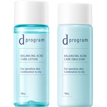 d 프로그램 밸런스&아크네케어 세트 EX 18ml 시세이도 인터내셔널