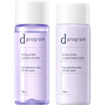 d 프로그램 바이탈라이징&클리어 세트 EX 18ml 시세이도 인터내셔널