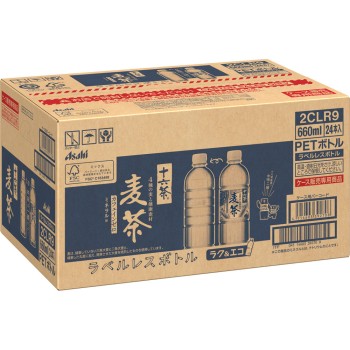 쥬로쿠차 보리차 라벨리스 케이스 660ml×24