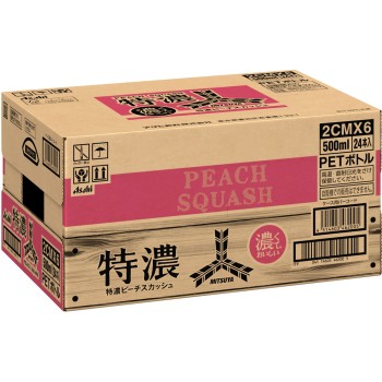 미츠야 특농 피치 스쿼시 케이스 500ml×24