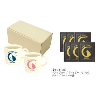 오리지널 페어 머그컵&드립 커피 세트 1개