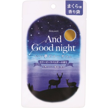 Beauwell 앤드 굿나이트 좋은 꿈 필로우 사쉐 슬리피 라벤더 1개 글로벌 프로덕트 플래닝