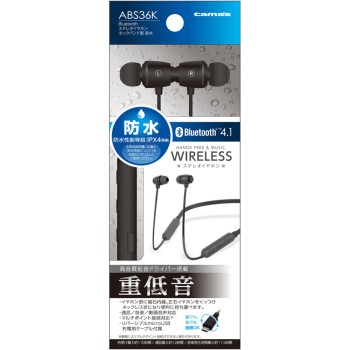Bluetooth 스테레오 이어폰 넥밴드형 ABS36K 타마전자공업(주)