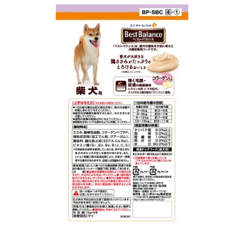 베스트 밸런스 간식 시바견용 닭 안심 60G 유니참 펫케어