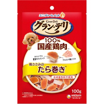 그랑 데리 오늘의 보상 건강한 대구 말이 닭가슴살 100g 유니참 펫케어