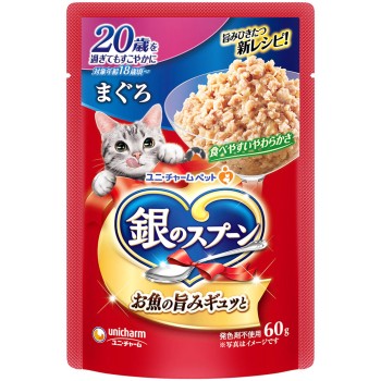 은수저 파우치 20세를 넘어도 건강하게 참치 60g 유니참 펫케어