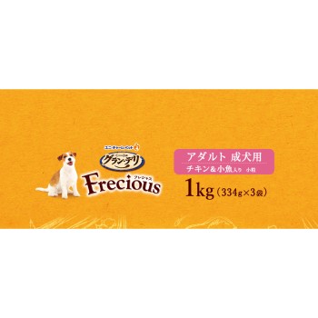 그랑 드리 프레쉬어스 성인 치킨&잔멸치 1kg 유니참 펫케어