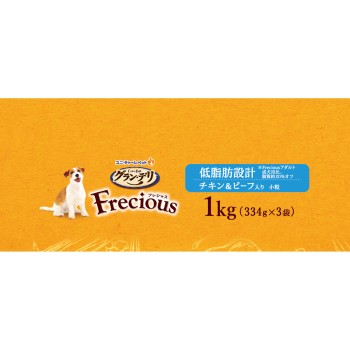 그랑 데리 프레샤스 어덜트 저지방 치킨 비프 1kg 유니참 펫케어