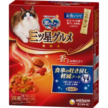 삼성 구르메 향기나는 생선 요리로 식사 구토 저감 192g 유니참 펫케어