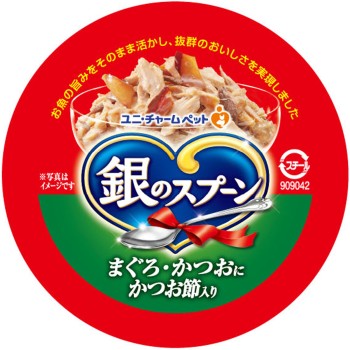 은수저 캔 참치·가다랑어에 가쓰오부시 입 70g 유니참 펫케어