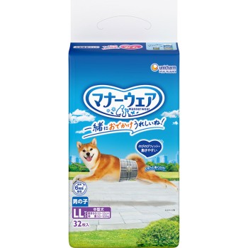 매너웨어 남아용 LL 32매 유니참펫케어