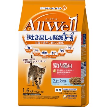 AllWell 실내 고양이용 피쉬맛 분쇄 작은물고기와 닭가슴살 동결건조 파우더 입 1.6kg 1.6kg 유니참 펫케어