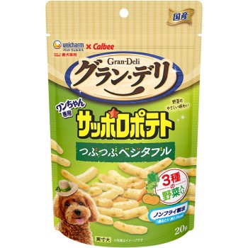 그란데리 강아지전용 삿포로감자 알알채소 20g 유니참펫케어