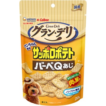 그랜 델리 강아지 전용 삿포로 포테이토 바비큐맛 20g 유니참 펫케어