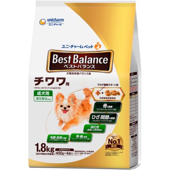 베스트 밸런스 바삭바삭 치와와용 1.8kg 유니참 펫케어