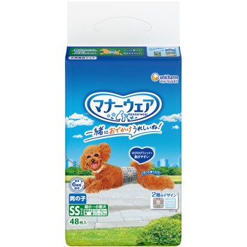 매너 웨어 남자 아이용 SS 48매 유니참 펫케어