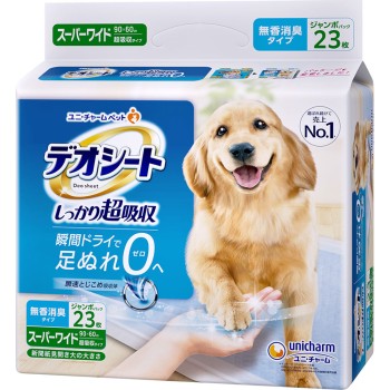 데오 시트 확실한 초흡수 무향 소취 타입 슈퍼 와이드 23매 유니참펫케어