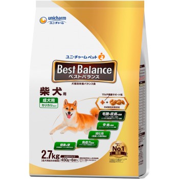 베스트 밸런스 바삭한 시바견용 2.7kg 유니참 펫케어