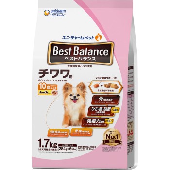 베스트 밸런스 포슬포슬 치와와용 10세 이상용 1.7kg 유니참 펫케어