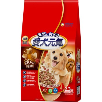 사랑하는 강아지 원기 비프·녹황색 야채·소어 포함 2.3kg 유니참 펫케어