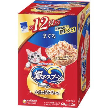 은수저 파우치 참치 60g×12 유니참 펫케어