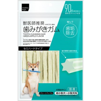 마츠키요 치약 껌 그린 애플 세미하드 90g