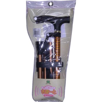 히마와리 서포트 접이식 스틱 V03403 갈색 체크 히마와리