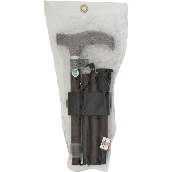 사사에 접이식 신축 스틱 브라운 BR 단색 히마와리