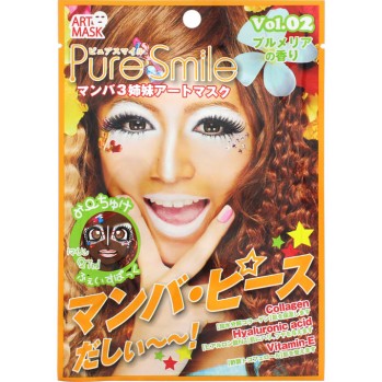 퓨어스마일 맘바3자매 아트마스크 미이츄케 프루메리아향 1매 선스마일