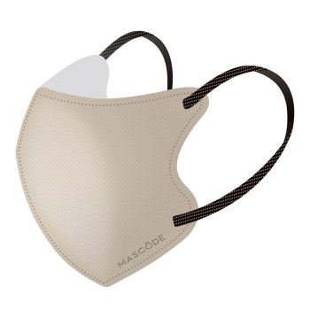 마스코드 3D 마스크 글리터 그레이쥬×블랙 실버 끈 7매 선스마일